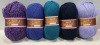 108 X BRAND NEW STYLE CRAFT KNITTING YARNS IN VARIOUS COLOURS TO INCLUDE PETROL BLUE - MIDNIGHT BLUE - LOBELIA PURPLE ETC IN SIZE 295M