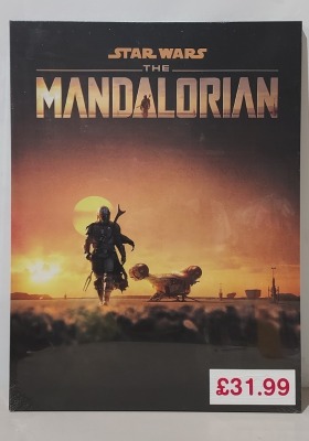 12 X BRAND NEW STAR WARS THE MANDALORIAN CANVAS PHOTO - 80X60CM IN 2 BOXES