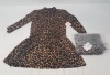 10 X BRAND NEW JUICY COUTURE MINI WINTER LEOPARD PRINT DRESS SIZE 12 YEARS RRP-£100PP