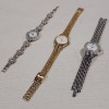 3 X LADIES WATCHES - 1 X SEKONDA GOLD COLOURED 1 X QUARTZ FLORAL PATTERN 1 X INGERSOLL IG0018 STAINLESS STEEL