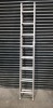 1 X 2 SECTION 16 STEP EXTENDABLE ALUMINIUM LADDER - 4.7M