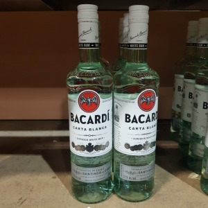 9 X BRAND NEW BACARDI WHITE RUM 700ML