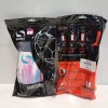 60 X BRAND NEW SONDICO SHIN GUARDS IN WHITE/PINK/BLUE IN ADULTS SIZE IN ONE BOX - 2