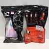 40 X BRAND NEW SONDICO SHIN GUARDS IN WHITE/PINK/BLUE IN SENIOR SIZE IN ONE BOX - 2