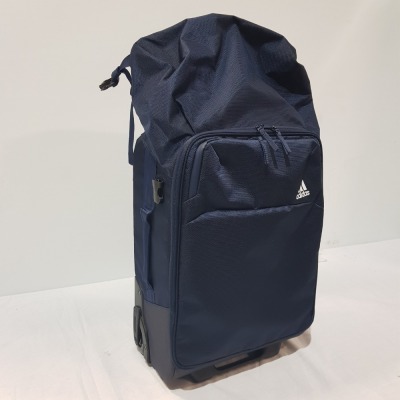 4 X BRAND NEW ADIDAS CABIN TROLLEY IN NAVY BLUE