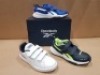20 X BRAND NEW MIXED REEBOK KIDS TRAINERS IN VARIOUS STYLES IE: 7 X ROYAL COMPLETE IN WHITE/NAVY I SIZE IN SIZE USA 1.5 , 7 XT SPRINTER SHOES IN BLUE/WHITE IN SIZE USA 2 , 3 X SPRINTER ALT IN GREEN/NAVY IN SIZE USA 1.5 , 1 XT SPRINTER ALT IN GREEN/WHITE 