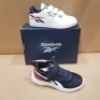 20 X BRAND NEW MIXED REEBOK KIDS TRAINERS IN VARIOUS STYLES IE: 12 X ROYAL COMPLETE CLN WHITE IN WHITE IN SIZE USA 12 , 4 X ROYAL COMPLETE CLN WHITE IN WHITE AND NAVY IN SIZE USA 11.5 , 3 X RUSH RUNNER 3 ALT NIGHT IN NAVY/RED AND WHITE IN SIZE USA 12 ,