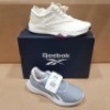 19 X BRAND NEW MIXED REEBOK WOMENS TRAINERS LOT CONTAINING 6 X LITE 2 TRAINERS IN METEOR GREY IN SIZE USA 6 , 13 HIT TRAINERS IN CHALK/ALABAST IN MIXED SIZES IE 4 X SIZE USA 6.5 , 3 X SIZE USA 8.5 , 2 X SIZE USA 8 , 1X SIZE USA 7 , 1 X SIZE USA 7.5 , 