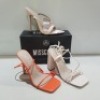 15 X MIXED MISSGUIDED WOMENS SHOES CONTAINING BLOCK HEEL TIE UP SANDALS IN CREAM, SQUARE TOE TIE UP HEELED SANDAL IN ORANGE , POINTED TOE PATENT BARELY THERE IN NUDE , PERSPEX SQUARE TOE WEDGE HEEL IN NUDE ETC ALL IN SIZE 5 (NOTE - SOME HAVE SECURITY TAG