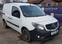 WHITE MERCEDES-BENZ CITAN 109 CDI BLUEEFFICIE, YL17JHU, 1461CC, 1ST REGISTERED 2017, 2 KEYS, WITH V5, MOT 10TH OCTOBER 25, 126795 MILES