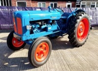 FORDSON MAJOR VINTAGE TRACTOR TFH 537, YEAR 1959, SHOWING 12 HOURS ON METER, SUPPLIED WITH KEY. AND V5. SEE ALL IMAGES
