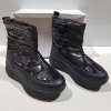 24 X BRAND NEW ANKLE MOON BOOTS IN COLOUR BLACK ALL IN SIZE 3 IN 2 BOXES.