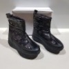 24 X BRAND NEW ANKLE MOON BOOTS IN COLOUR BLACK ALL IN SIZE 3 IN 2 BOXES.