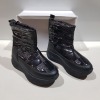 24 X BRAND NEW ANKLE MOON BOOTS IN COLOUR BLACK ALL IN SIZE 5 IN 2 BOXES.