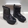 24 X BRAND NEW ANKLE MOON BOOTS IN COLOUR BLACK ALL IN SIZE 7 IN 2 BOXES.