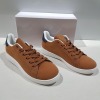 24 X BRAND NEW TRAINERS IN COLOUR CAMEL IN SIZE UK 8 IN TWO BOXES