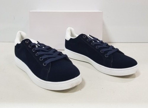 24 X BRAND NEW TRAINERS IN COLOUR NAVY IN SIZE UK 9 IN TWO BOXES
