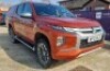 ORANGE MITSUBISHI L200 WARRIOR DI-D, WP21NLR, 2268cc, DATE OF 1ST REGISTRATION 31/03/2021, 2 KEYS, 53670 MILES, WITH V5, MOT 30TH MARCH 2025, CLIMATE CONTROL, CRUISE CONTROL, MANUAL, LEATHER SEATS, YELLOW ENGINE LIGHT ON, SERVICE HISTORY