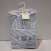 20 X BRAND NEW LOLLIPOP LANE BABY NEST - BABY BLANKET/NAPPY CHANGE QUILT IN BLUE/WHITE IN TWO TRAYS ( TRAYS NOT INCLUDED)