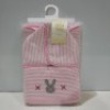 20 X BRAND NEW LOLLIPOP LANE BABY NEST - BABY BLANKET/NAPPY CHANGE QUILT IN PINK/WHITE IN ONE TRAY ( TRAYS NOT INCLUDED)
