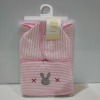 20 X BRAND NEW LOLLIPOP LANE BABY NEST - BABY BLANKET/NAPPY CHANGE QUILT IN PINK/WHITE IN ONE TRAY ( TRAYS NOT INCLUDED)