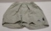 20 X ADIDAS KIDS SHORTS IN LIGHT GREEN IN VARIOUS SIZES I.E M, L, XL IN 1 TRAY (TRAY NOT INCLUDED)