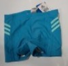 20 X BRAND NEW KIDS SWIMMING SHORTS IN LIGHT BLUE IN SIZES 32, 34 IN 1 TRAY ( TRAY NOT INCLUDED)