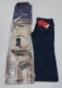 20 X MIX CLOTHING LOT CONTAINING PIERRE CARDIN SHIRT IN BLUE IN SIZE 3XL , KAM SHIRT IN BROWN IN SIZE 4XL , GUESS JEANS IN BLUE IN SIZE 27 , DUCK AND COVER PANTS IN PINK IN SIZE 40 , ETC IN ONE TRAY (PLEASE NOTE - THIS IS DATED STOCK AND TRAYS NOT INCLUDE