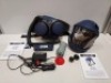 1 X BRAND NEW SUNDSTROM SR570 FACE SHIELD WITH A SUNDSTROM SR 500 [POWERED RESPIRATOR INCLUDES HOSES / / POWER LEAD / BATTERY PACK ( BOX HAS BEEN OPENED )