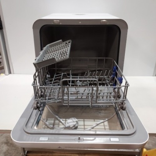 1 X USED ELECTRIQ MINI TABLE TOP PORTABLE DISHWASHER (EQDWTTGF)
