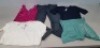 100 X MIXED ADULTS CLOTHING LOT CONTAINING POETIC JUSTICE PANTS IN BROWN IN SIZE 36/32 , DKNY TOP IN CREAM IN SIZE MEDIUM , TOM WOLFE JEANS IN BROWN IN SIZE 30R , GODSKE CLASSIC TOP IN BLUE/WHITE IN SIZE GP 20 ETC IN 5 TRAYS (PLEASE NOTE TRAYS NOT INCLUDE