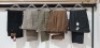 30 X BRAND NEW MIXED MENS TROUSERS CONTAINING BERNHARDT IN BROWN IN SIZE 44 , SAINT HILAIRE IN BLUE IN SIZE UK 46R , STATZ PREMIER TROUSERS IN RED IN SIZE 34 , JAEGER TROUSERS IN BLACK IN SIZE 42R , ETC ON A FULL RACK