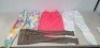 20 X MIXED KIDS CLOTHING LOT CONTAINING YCL COLLECTION IN MULTI COLOUR TRACKSUIT BOTTOMS IN SIZE MEDIUM , COPPEWISE BOTTOMS IN LIGHT BLUE IN SIZE SMALL , MAXSPORT TRACKSUIT BOTTOMS , IN GREY/WHITE AND RED IN SIZE SMALL , SANAL TEKSTIL HOODIE IN PURPLE AND