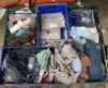 100 X MIXED ADULT CLOTHING LOT CONTAINING FRENCH CONNECTION JEANS IN BLUE IN SIZE 6 , VILA CLOTHING JEANS IN LIGHT BLUE IN SIZE 28 , YOUNG ELEGANCE TOP IN BROWN IN SIZE 18 , TOMMY HILFIGER SLEEVLESS TOP IN LIGNT BLUE IN SIZE MEDIUM , FRENCH CONNECTION LON - 2