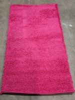 8 X BRAND NEW RUGS JAZZ SHAGGY HOT PINK RUG IN SIZE 80 X 150CM