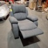 1 X HOMELIFE 1 SEATER RECLINER SOFA IN GREY