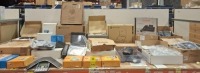30+ BRAND NEW MIXED OFFICE COMMUNICATION EQUIPMENT LOT CONTAINING GIGASET DE310 IP PRO PHONES , POLYCOM HD IP CONFERENCE PHONES , PLANTRONICS CALISTO 240 PHONES , AVAYA IP OFFICE PHONES , BT HOME PHONE WITH ANSWERING MACHINE STUDIO 4500 PLUS ETC ON A FUL
