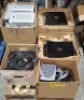 30+ MIXED ELECTRONICS LOT CONTAINING POLYCOM HDX 7000 , NORTEL BCM50 BUISNESS COMMUNICATIONS MANAGER , POLYCOM VSX 7000 PAL VIDEO CONFERENCING SYSTEM BASE UNIT CAMERA 2201-22298-002 , VARIOUS CABLES ETC IN 5 BOXES