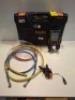 1 X TESTO 550 S SMART DIGITAL MANIFOLD WITH A 2 WAY VALVE BLOCK - INCLUDES 3 HOSES - RED / YELLOW AND BLUE - AND 1 CLAMP - WITH CARRY CASE
