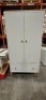 1 X MARLOW 2 DOOR 1 DRAWER WARDROBE IN TAUPE WITH SPARE PARTS SEE PICTURE