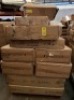 10 X PIECE MIXED FLAT PACK FURNITURE LOT TO INCLUDE CARELTON 4PC BEDROOM SET IN WALNUT - 7PC DINING SET - CONISTON MIRROR FRONT 4PC SET - CHESTERFIELD 4PC BEDROOM SET ETC ON 2 PALLETS (PLEASE NOTE CUSTOMER RETURNS SOME MAY ONLY BE PART BOXES)