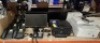 FULL BAY OF MIXED I.T OFFICE EQUIPMENT LOT CONTAINING HP LAZER PRINTER (CODE P3015) PRINTER , ESPON PRINTER SCANNER , ACER MONITOR , SAMSUNG MONITOR AOC MONITOR , AVAYA OFFICE PHONE , MITEL OFFICE PHONE ETC ON A FULL BAY