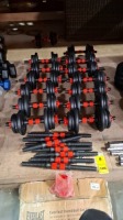 8 X PAIRS OF EVERLAST DUMBBELLS ALL 15KG