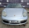 SILVER PORSCHE BOXSTER S, REG NO: B22 LJO, ENGINE SIZE: 3179CC, FIRST REGISTERED: 18/05/2006, WITH 2 KEYS, WITH V5, MOT UNTIL 02/05/2025, MILEAGE: 92078, CLIMATE CONTROL, CRUISE CONTROL, HEATED LEATHER SEATS, MANUAL, HAS FLAT BATTERY BUT WILL START WITH A - 9