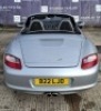 SILVER PORSCHE BOXSTER S, REG NO: B22 LJO, ENGINE SIZE: 3179CC, FIRST REGISTERED: 18/05/2006, WITH 2 KEYS, WITH V5, MOT UNTIL 02/05/2025, MILEAGE: 92078, CLIMATE CONTROL, CRUISE CONTROL, HEATED LEATHER SEATS, MANUAL, HAS FLAT BATTERY BUT WILL START WITH A - 10