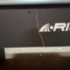 1 X RILEY 7FT SNOOKER TABLE (NOTE DAMAGE TO BOTH SIDES BUT STILL FUNCTIONAL) - 2