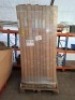 24 X BRAND NEW WETROOM PANELS IN SIZE H 2030MM , W 500MM AND GLASS 6MM CLEAR IN CHROME ON ONE PALLET PLUS 24 X WETROOM PANEL FLOOR TO CEILING POSTS (LOOSE ON TOP SHELF BEHIND) - 2