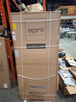 7 X BRAND NEW PRESTIGE SIDE PANEL SMOKED GLASS 6 IN SIZE 900 X 1950MM AND 1 IN SIZE 800 X 1950 WEIGHT 41KG EACH