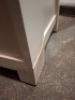 1 X DOUNE WOODEN TOP 2 DOOR 3 DRAWER SIDEBOARD IN TAUPE - WITH BOX - CRACK ON SIDE PANEL SEE PICTURES - CUSTOMER RETURNS - 4