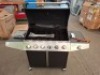 1 X PRE BUILT STUDIO 6 BURNER BBQ WITH SIDE BURNER- BLACK POWDER COATED -INCLUDED COVER AND COOKING UTENSILS ( 140 X 48 X 107.5 CM ) (43MULTI ) - 2